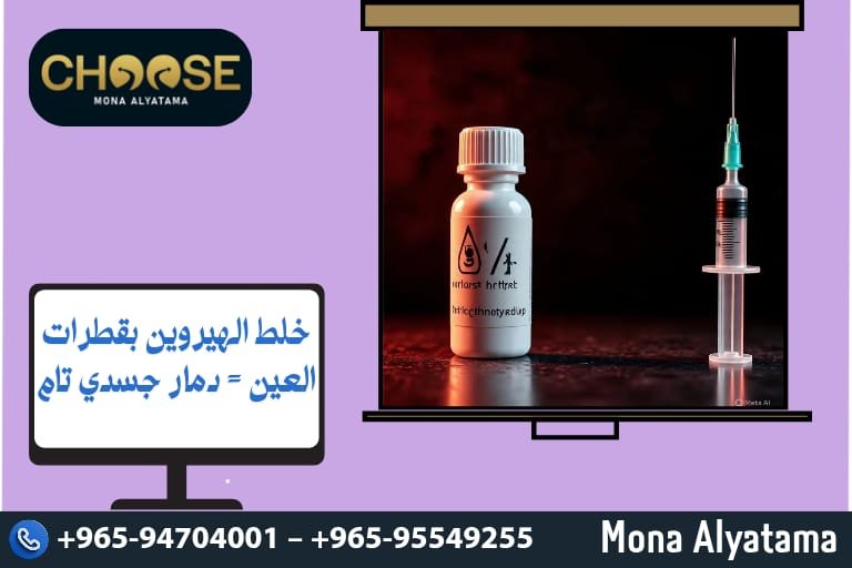 خلط الهيروين بقطرات العين