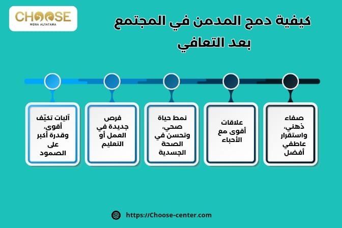 كيفية دمج المدمن في المجتمع